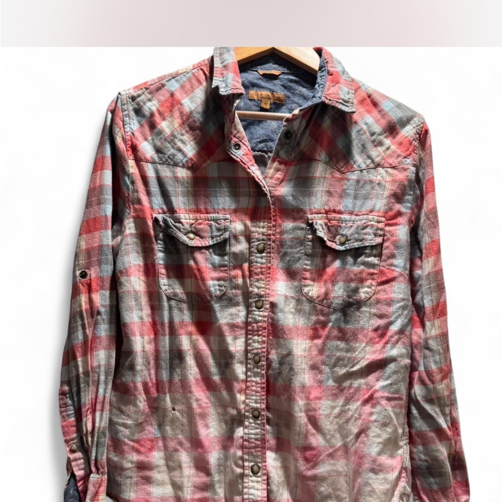 Jachs Girlfriend Soft plaid Button-up Shirt